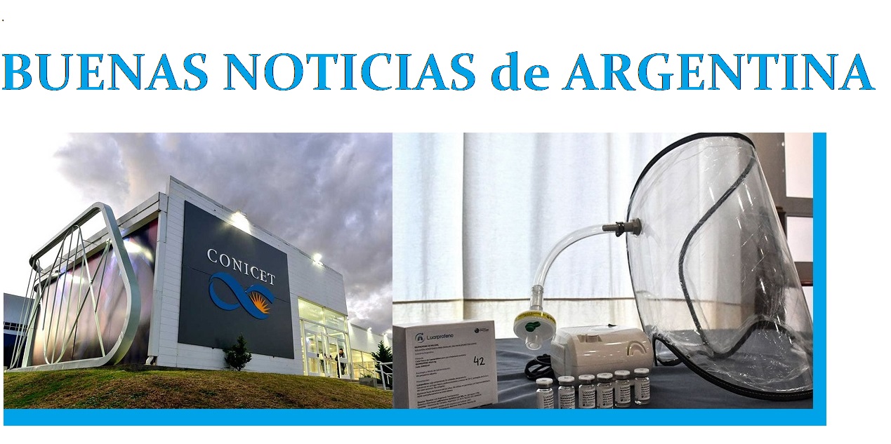 BUENAS NOTICIAS DE ARGENTINA RECONOCIMIENTO MUNDIAL AL CONICET Y EMPRESA DE C�RDOBA